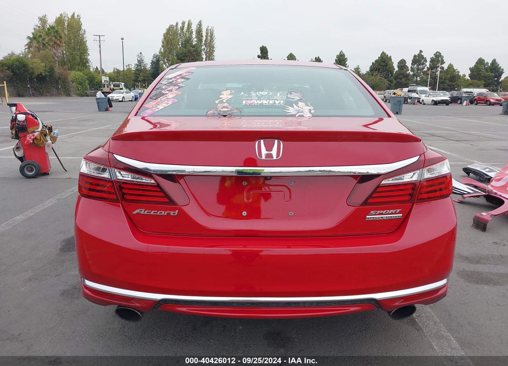 2017 HONDA ACCORD SPORT SE VIN: 1HGCR2F18HA186246