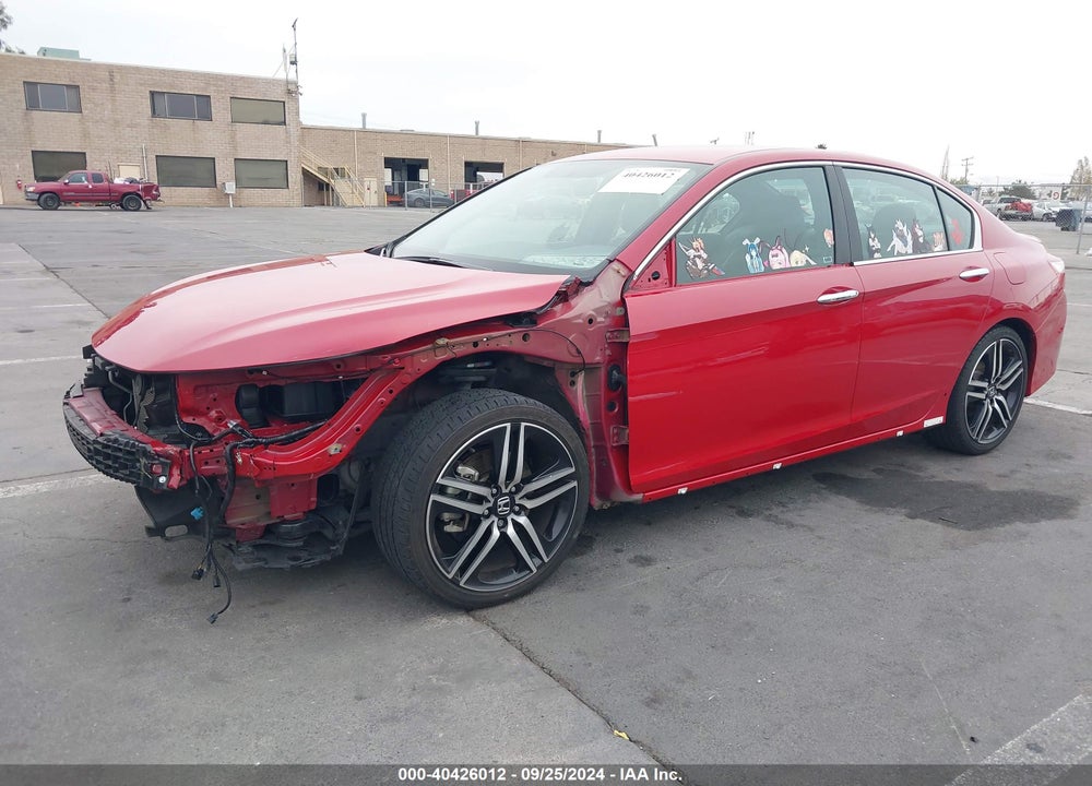 2017 HONDA ACCORD SPORT SE VIN: 1HGCR2F18HA186246