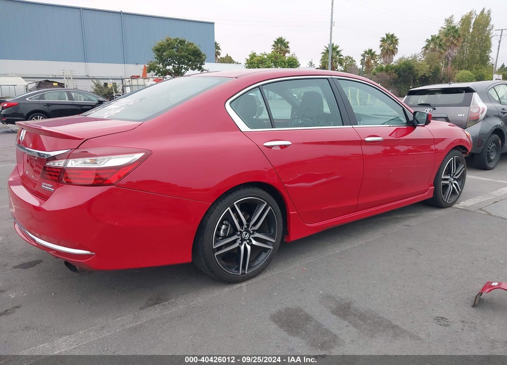 2017 HONDA ACCORD SPORT SE VIN: 1HGCR2F18HA186246