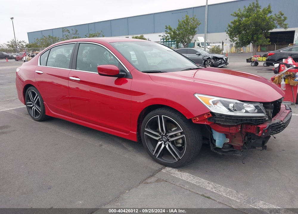 2017 HONDA ACCORD SPORT SE VIN: 1HGCR2F18HA186246