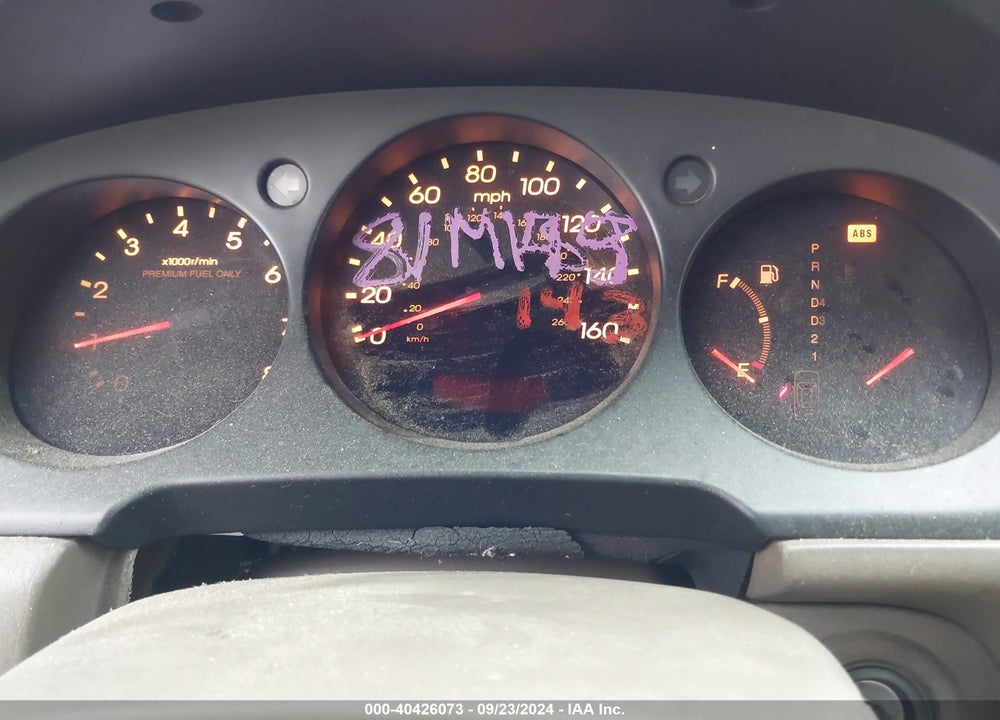 2000 ACURA RL 3.5 VIN: JH4KA9651YC013846