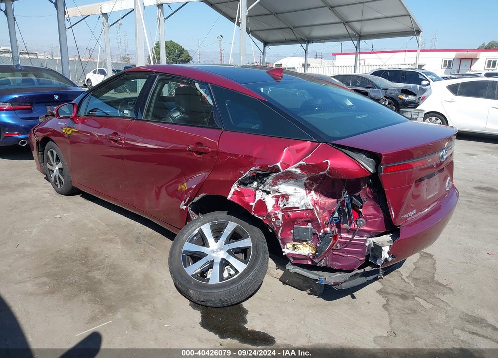 2018 TOYOTA MIRAI VIN: JTDBVRBD5JA004412