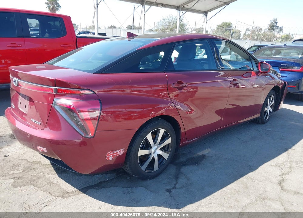 2018 TOYOTA MIRAI VIN: JTDBVRBD5JA004412