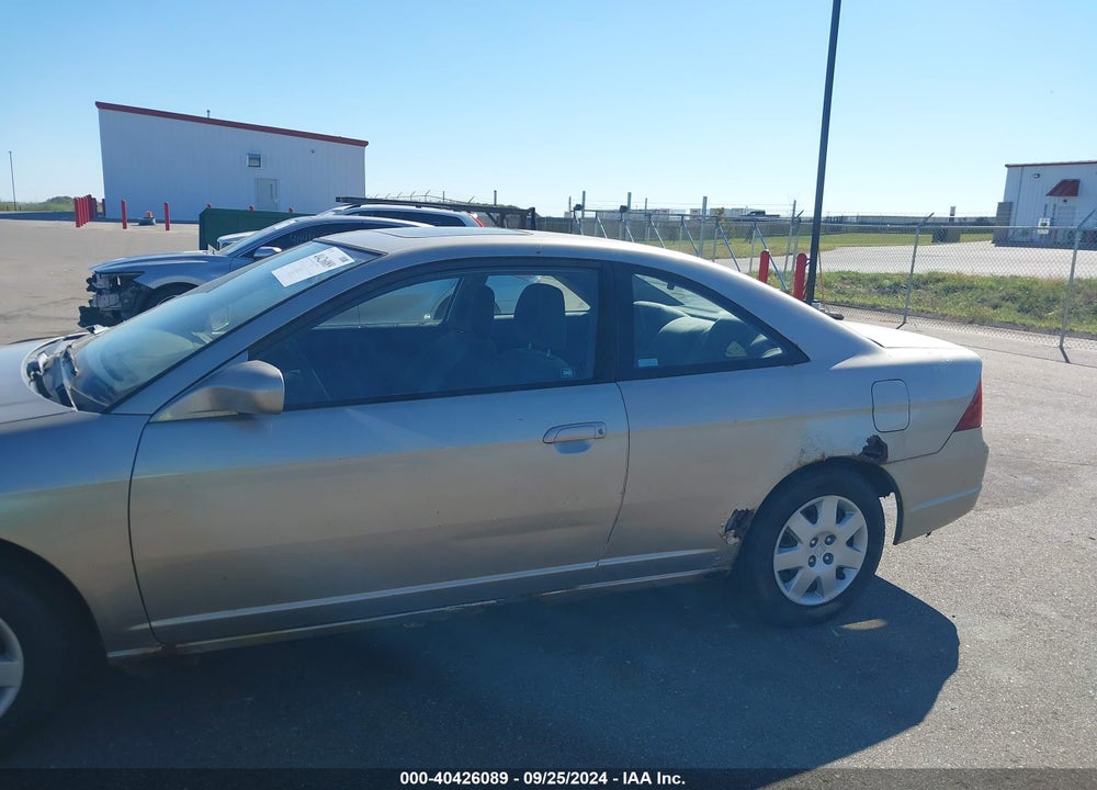 2002 HONDA CIVIC EX VIN: 1HGEM22922L017953