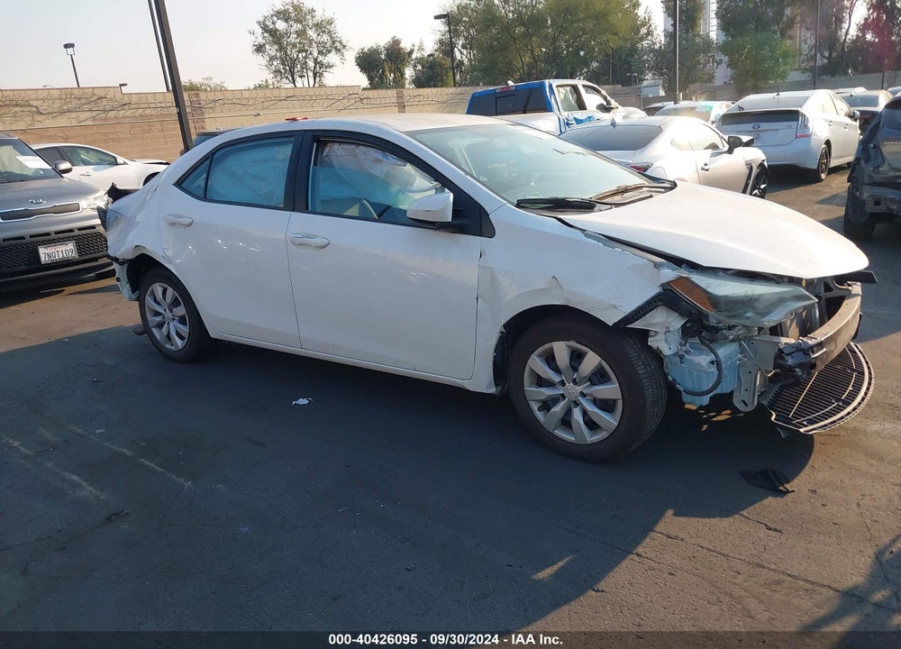2016 TOYOTA COROLLA LE VIN: 5YFBURHE7GP452366