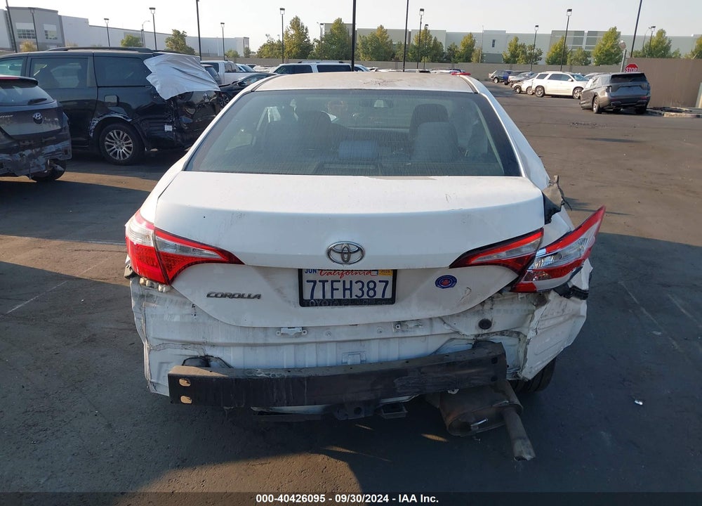 2016 TOYOTA COROLLA LE VIN: 5YFBURHE7GP452366