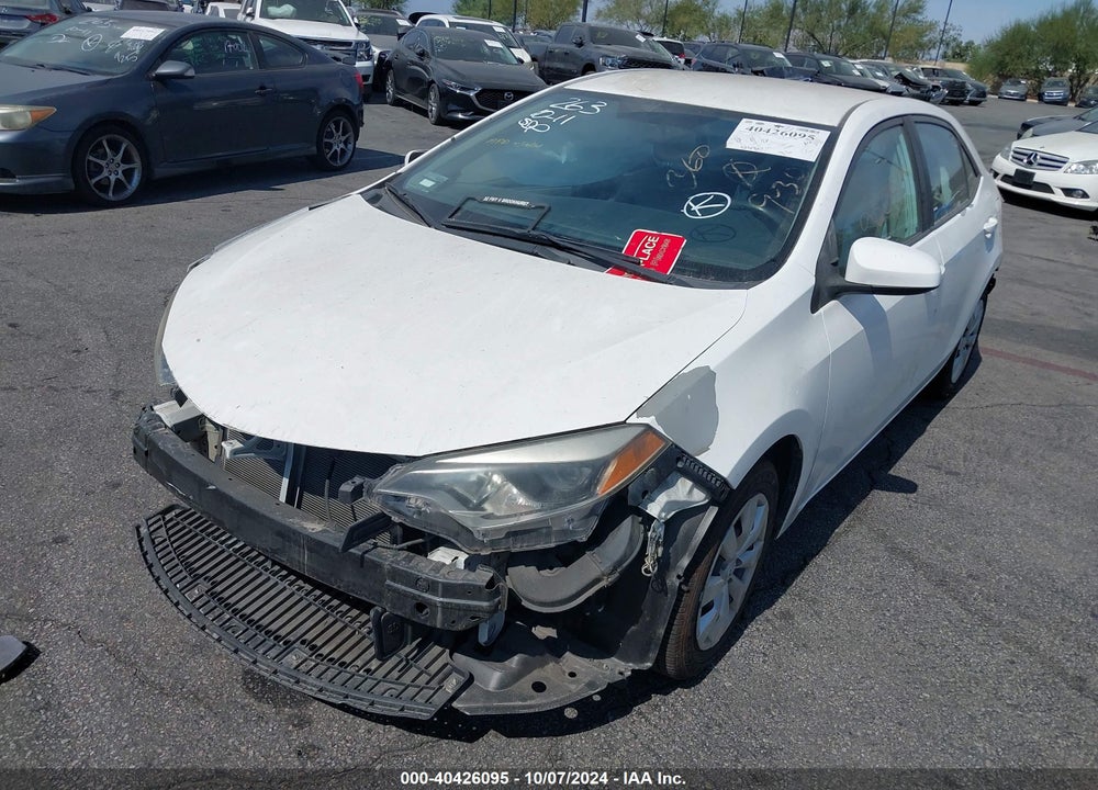 2016 TOYOTA COROLLA LE VIN: 5YFBURHE7GP452366