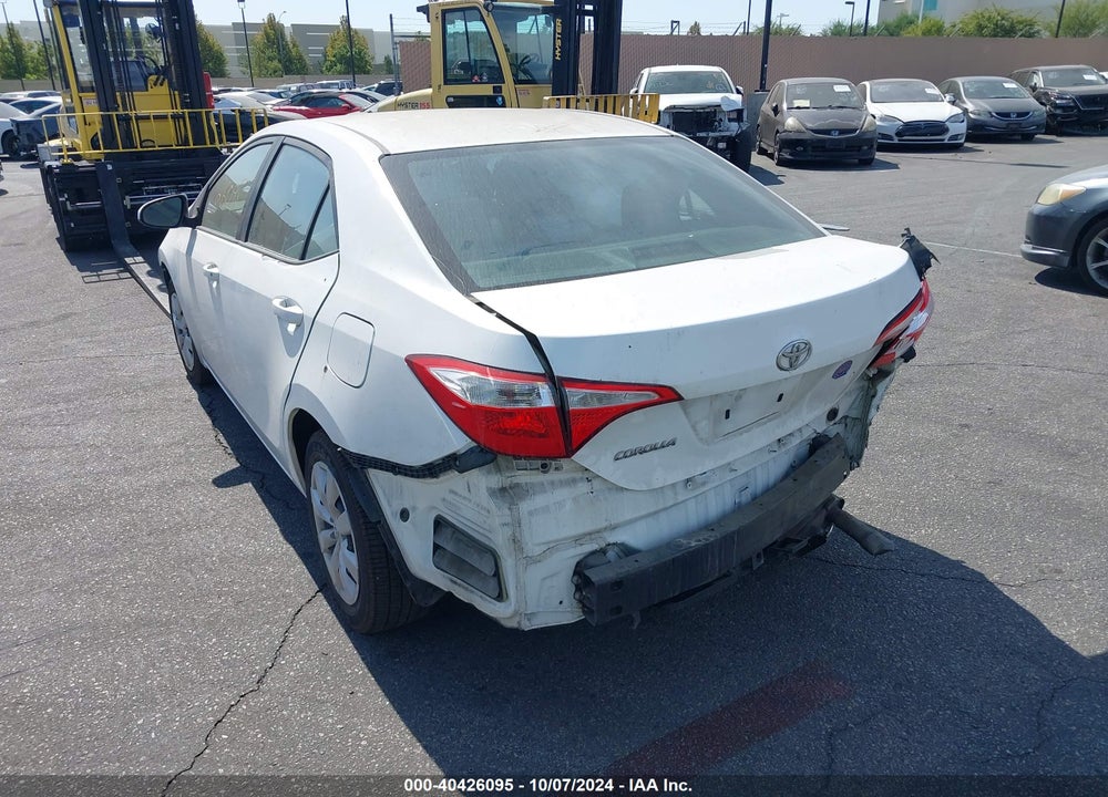 2016 TOYOTA COROLLA LE VIN: 5YFBURHE7GP452366