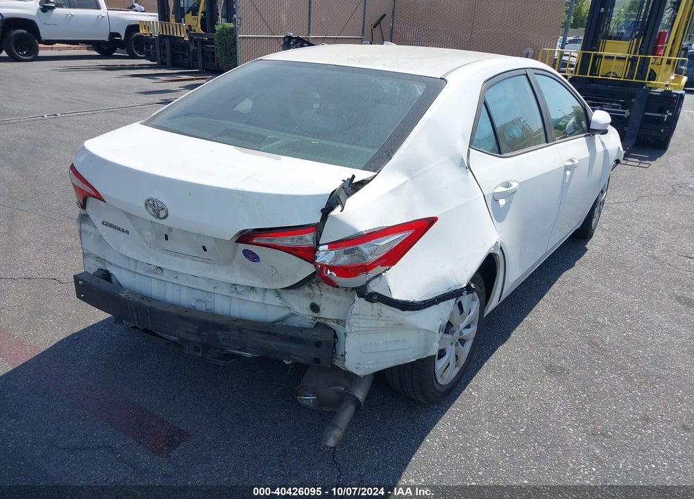 2016 TOYOTA COROLLA LE VIN: 5YFBURHE7GP452366