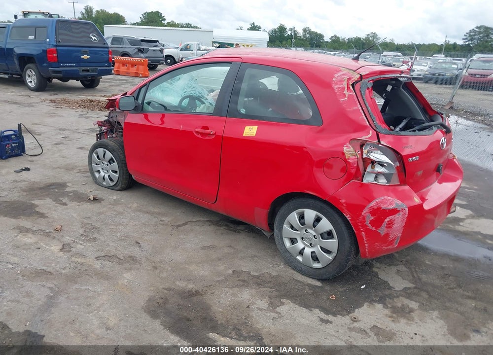2008 TOYOTA YARIS VIN: JTDJT923085190498
