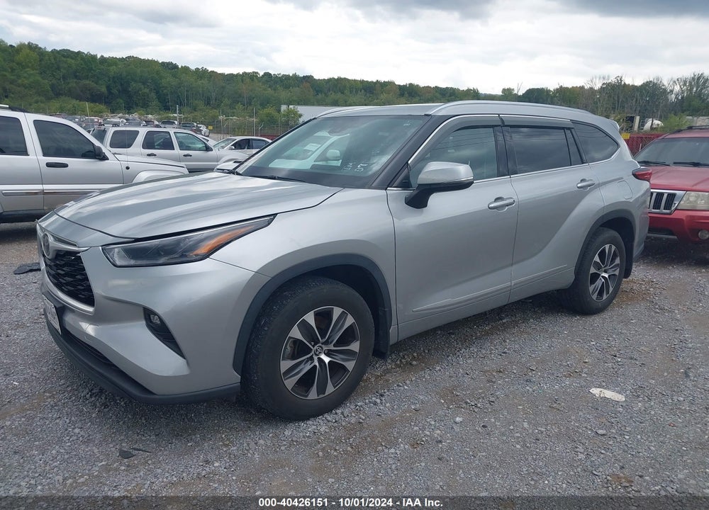 2021 TOYOTA HIGHLANDER XLE VIN: 5TDHZRBH2MS071865