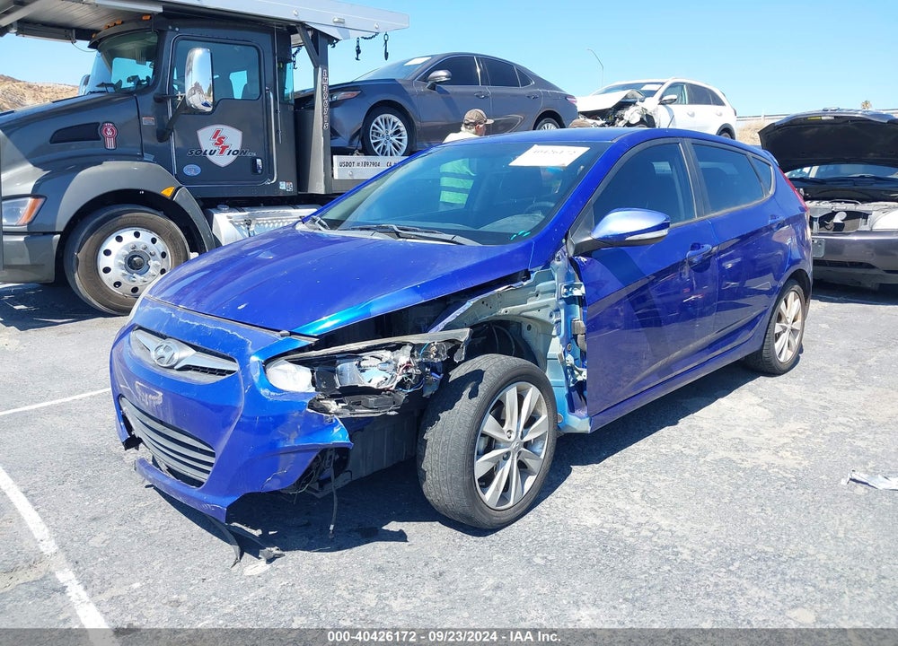 2013 HYUNDAI ACCENT SE VIN: KMHCU5AE6DU096932
