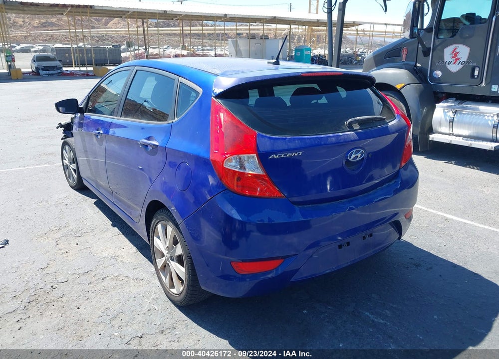 2013 HYUNDAI ACCENT SE VIN: KMHCU5AE6DU096932