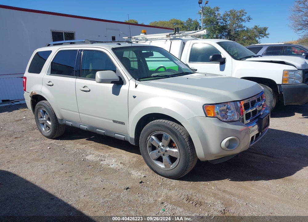 2008 FORD ESCAPE LIMITED VIN: 1FMCU94178KD42338