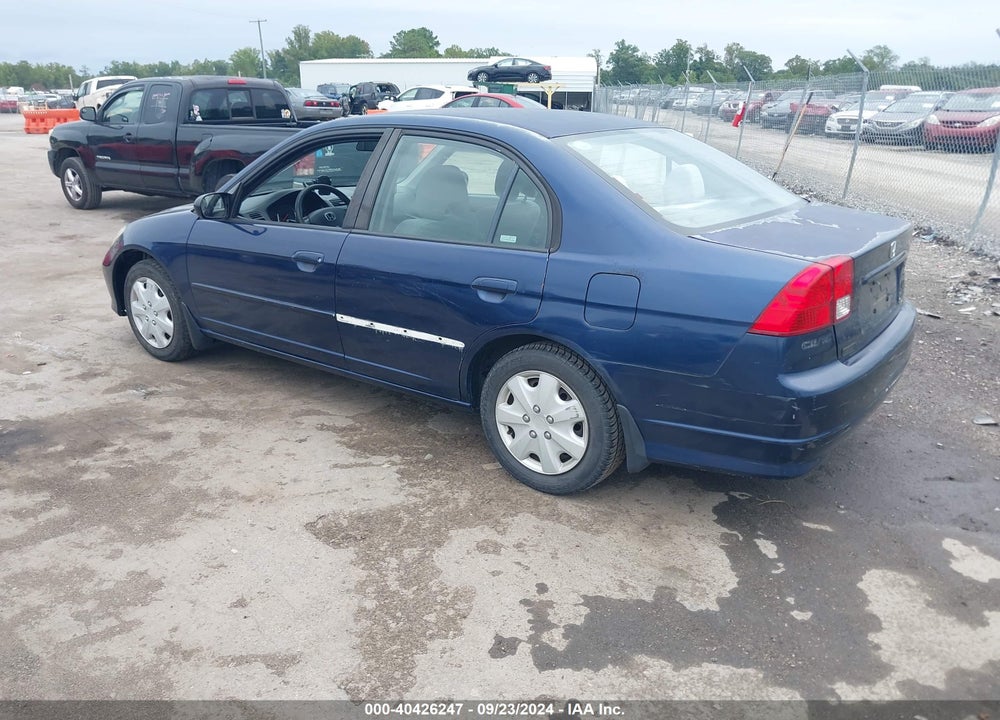 2005 HONDA CIVIC LX VIN: 2HGES16585H521710