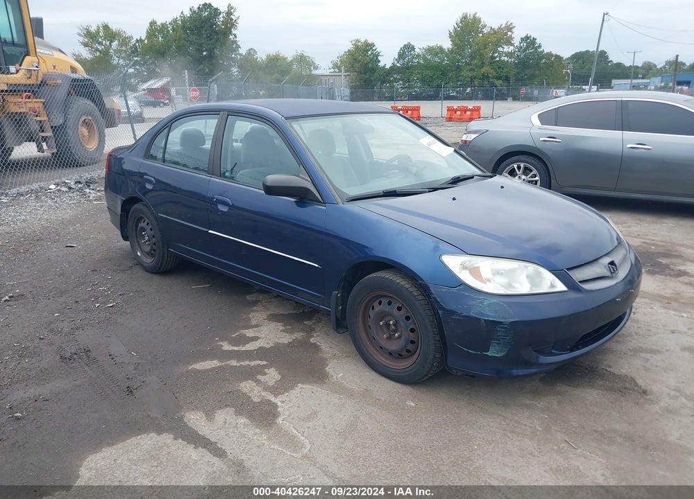 2005 HONDA CIVIC LX VIN: 2HGES16585H521710