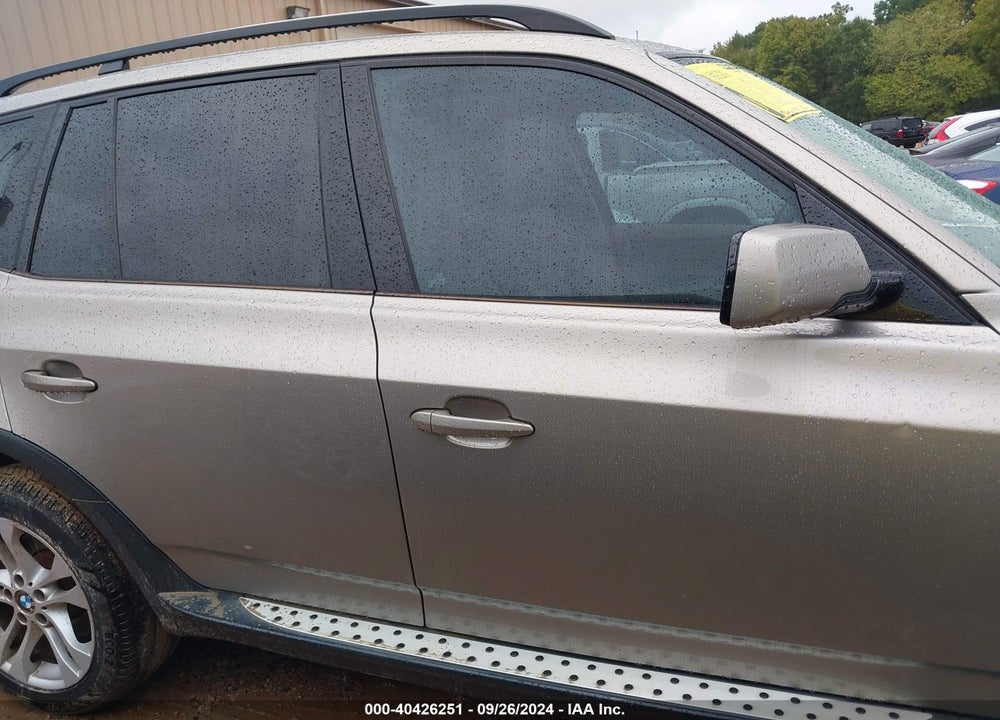 2008 BMW X3 3.0SI VIN: WBXPC93438WJ09069