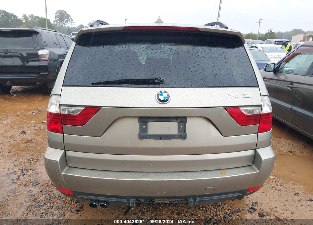 2008 BMW X3 3.0SI VIN: WBXPC93438WJ09069