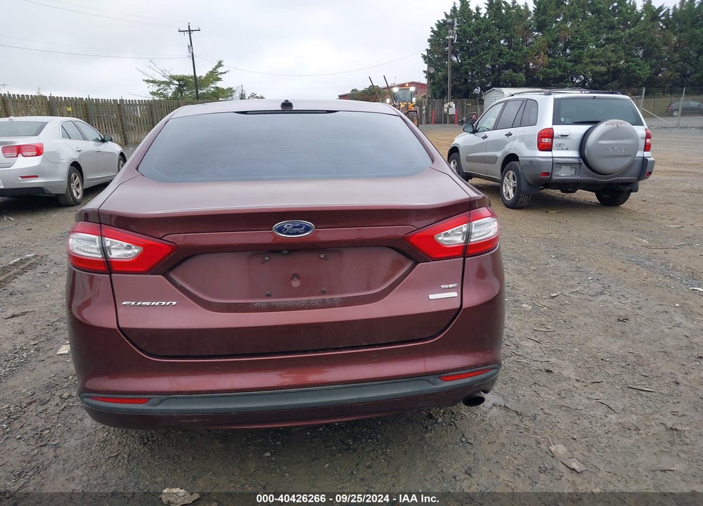 2016 FORD FUSION SE VIN: 3FA6P0HD1GR395013