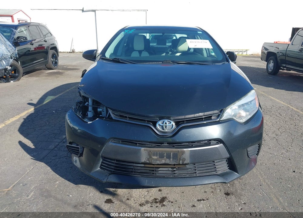 2016 TOYOTA COROLLA LE VIN: 2T1BURHE0GC697798