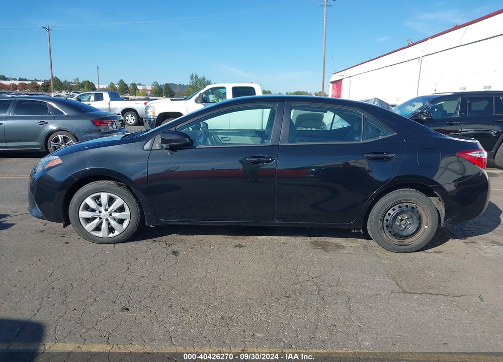 2016 TOYOTA COROLLA LE VIN: 2T1BURHE0GC697798