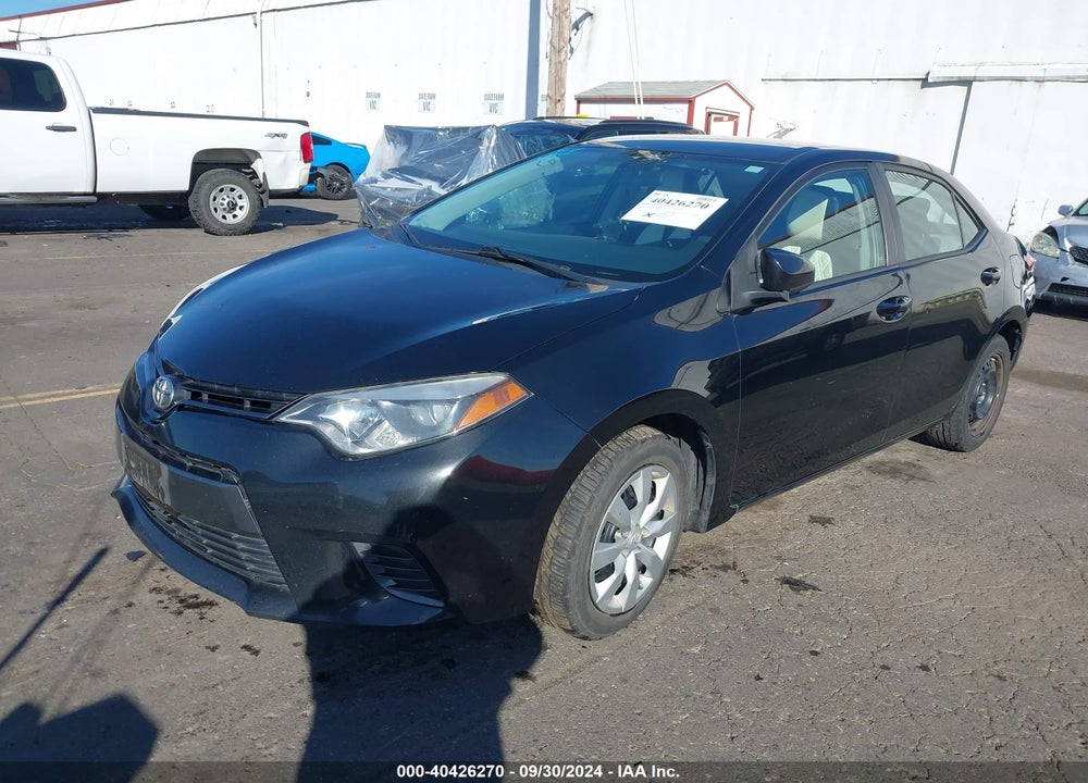 2016 TOYOTA COROLLA LE VIN: 2T1BURHE0GC697798