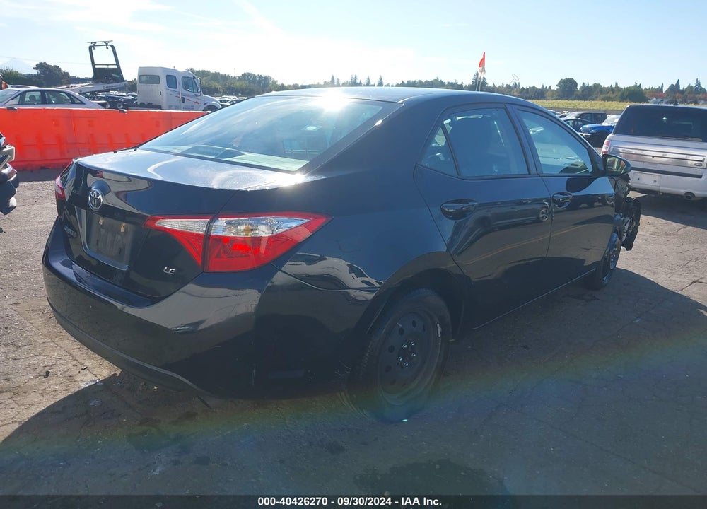 2016 TOYOTA COROLLA LE VIN: 2T1BURHE0GC697798