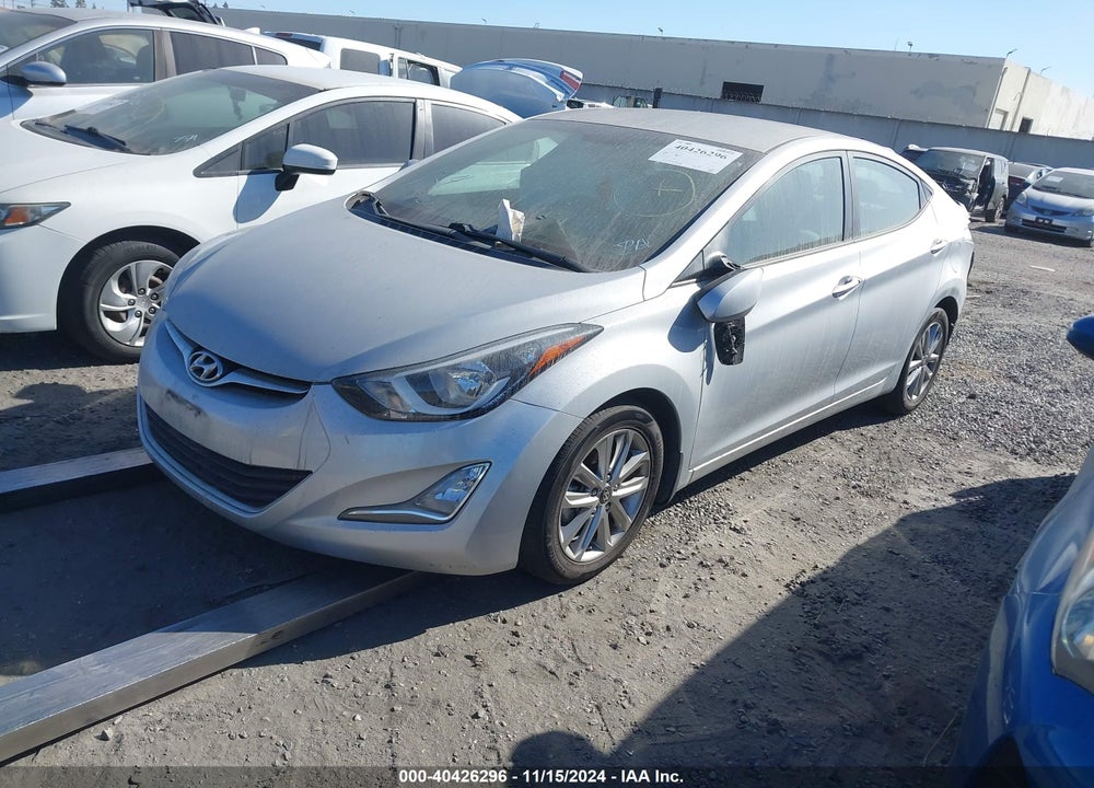 2016 HYUNDAI ELANTRA SE VIN: KMHDH4AE3GU512250