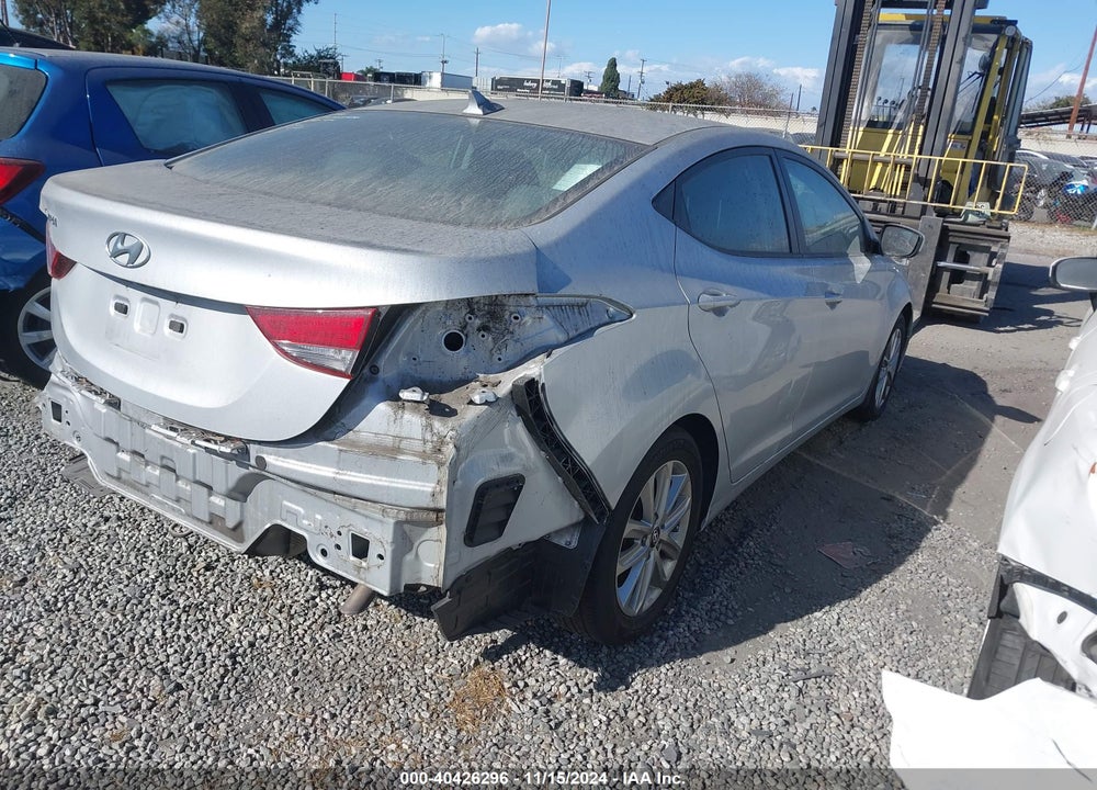 2016 HYUNDAI ELANTRA SE VIN: KMHDH4AE3GU512250