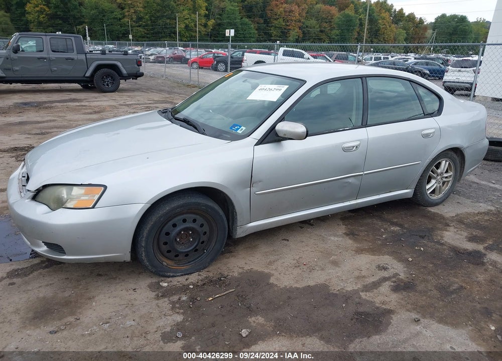 2005 SUBARU LEGACY 2.5I VIN: 4S3BL616X57221027