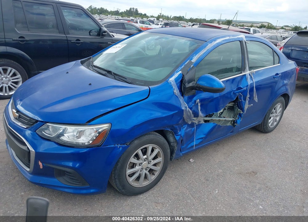 2017 CHEVROLET SONIC LT AUTO VIN: 1G1JD5SH8H4106394