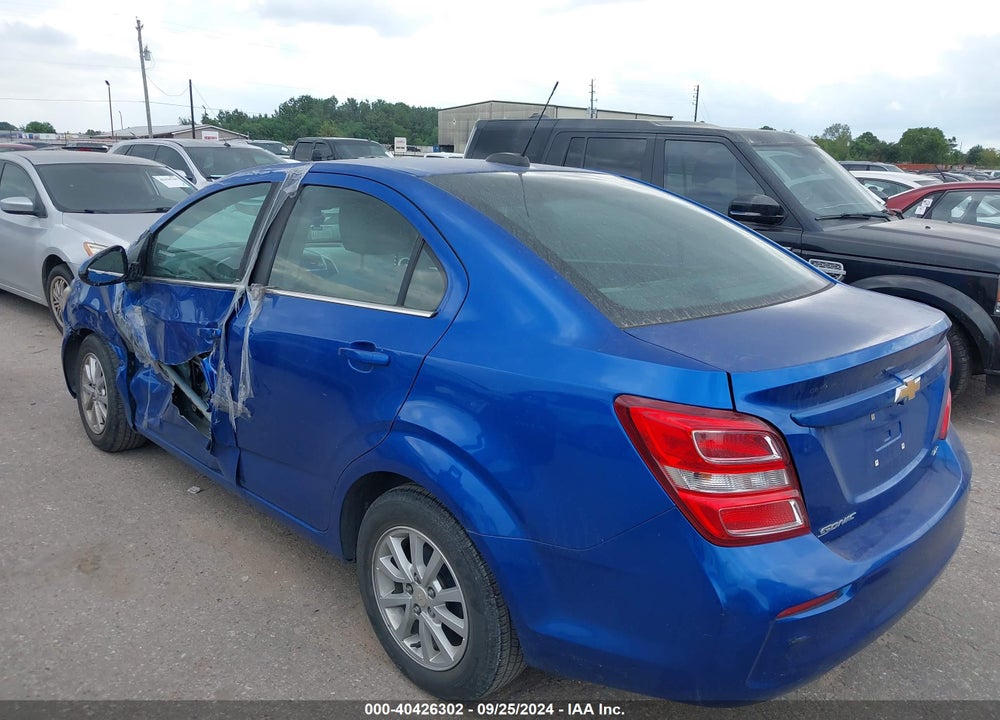 2017 CHEVROLET SONIC LT AUTO VIN: 1G1JD5SH8H4106394