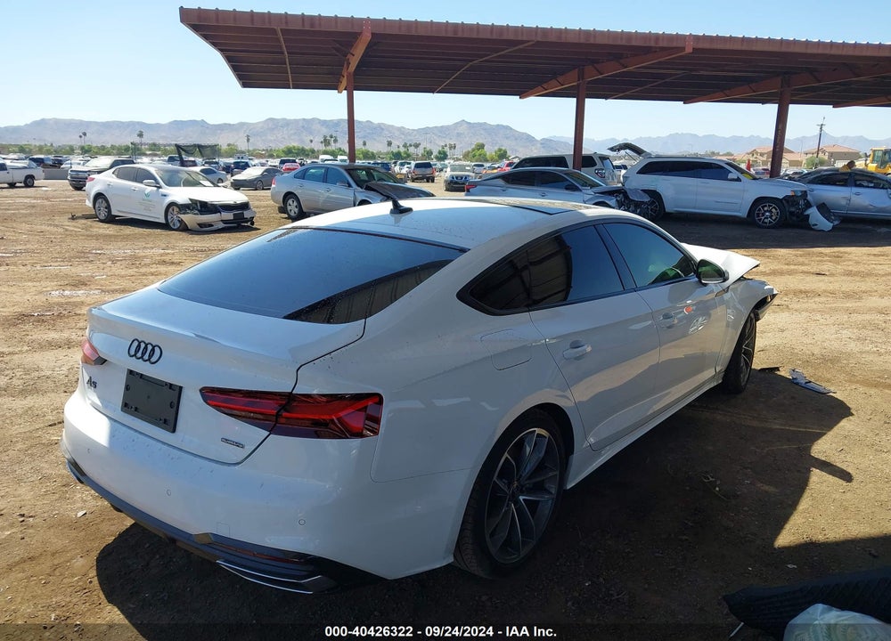 2024 AUDI A5 SPORTBACK PREMIUM PLUS 45 TFSI QUATTRO S TRONIC VIN: WAUFACF52RA112718