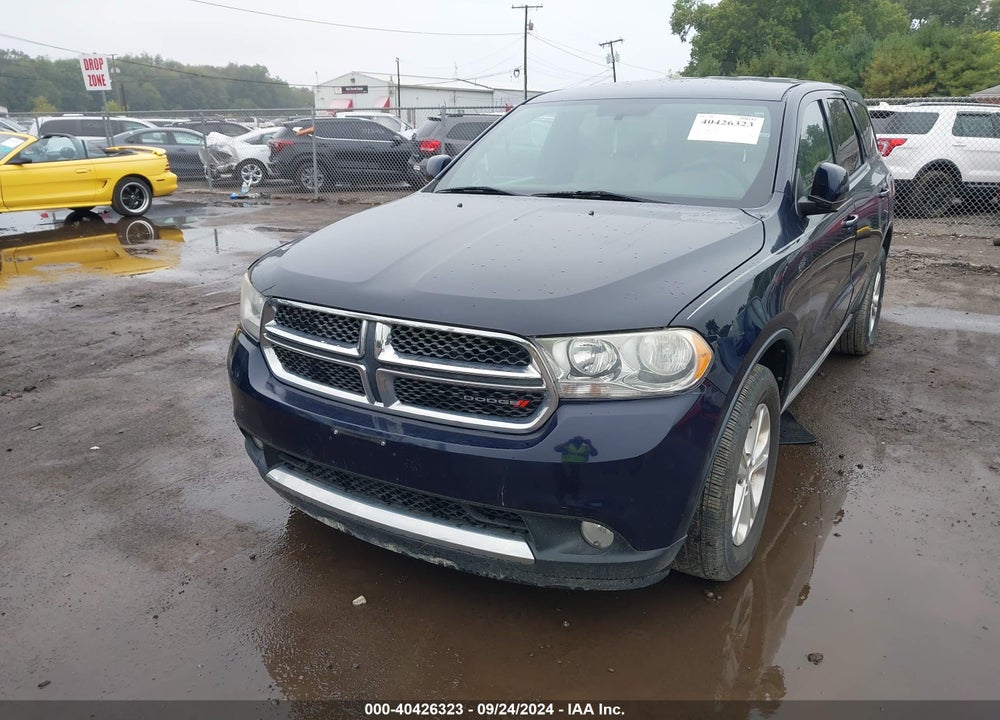 2013 DODGE DURANGO SXT VIN: 1C4RDJAG1DC608613
