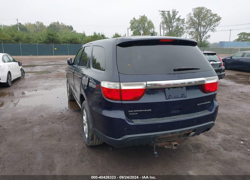 2013 DODGE DURANGO SXT VIN: 1C4RDJAG1DC608613
