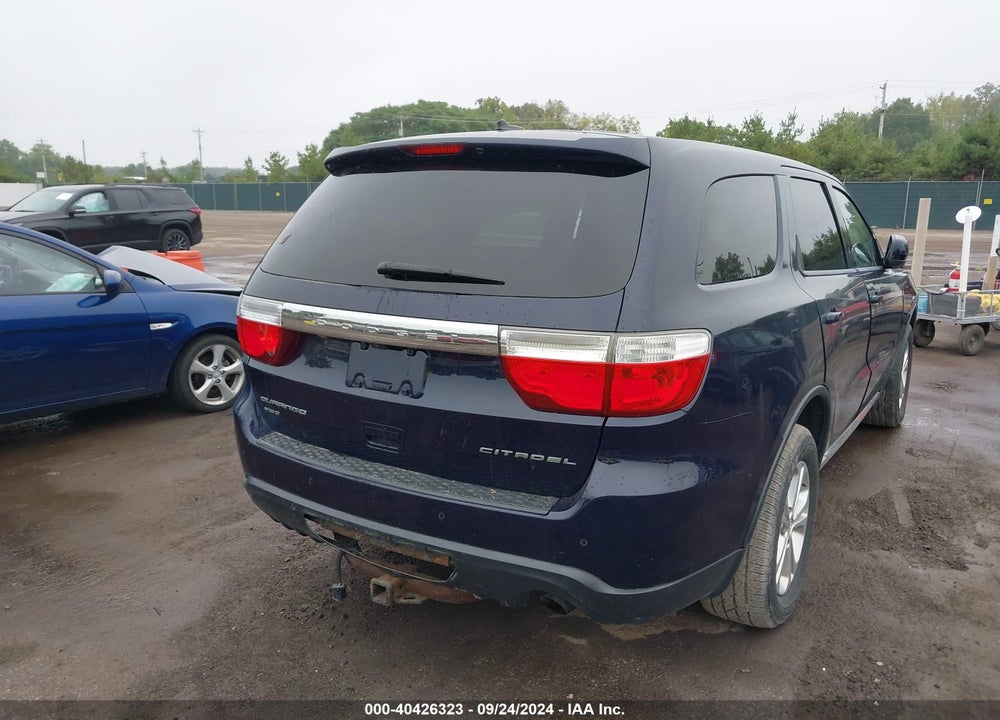 2013 DODGE DURANGO SXT VIN: 1C4RDJAG1DC608613