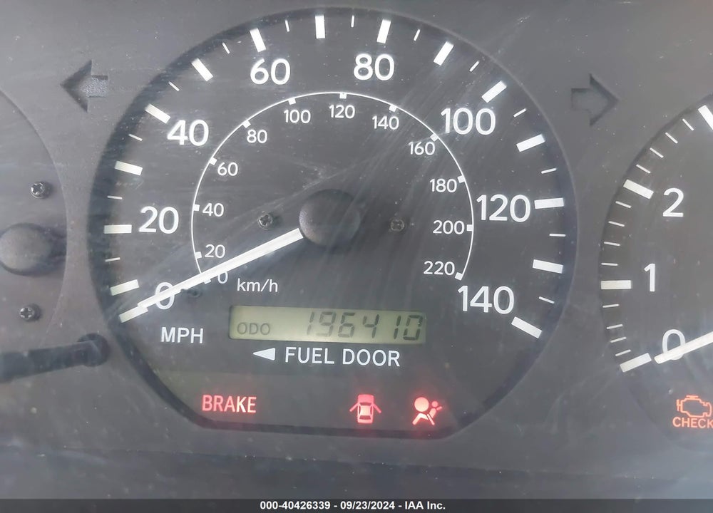 2001 TOYOTA CAMRY LE V6 VIN: JT2BF22K410331787