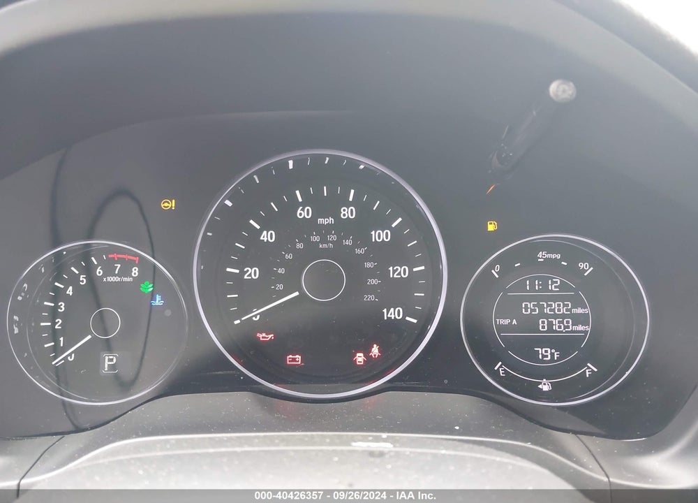 2019 HONDA HR-V SPORT VIN: 3CZRU5H16KM702002