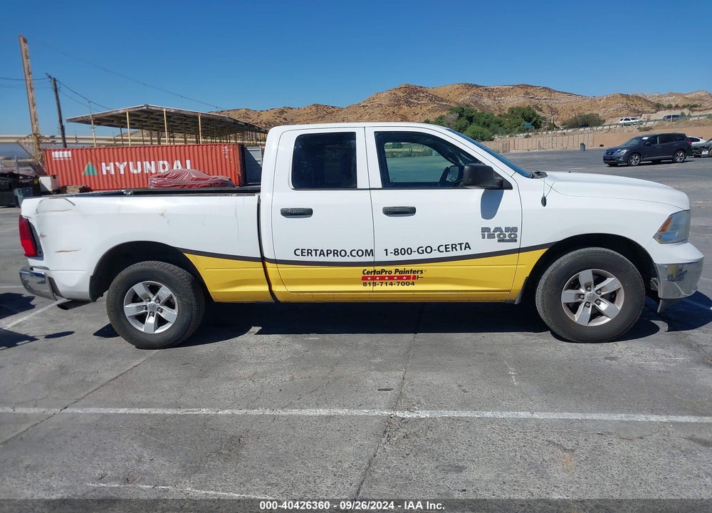 2019 RAM 1500 CLASSIC TRADESMAN QUAD CAB 4X2 6'4 BOX VIN: 1C6RR6FG8KS633445