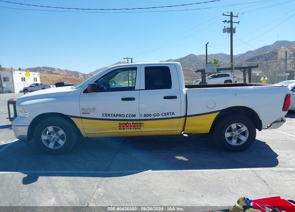 2019 RAM 1500 CLASSIC TRADESMAN QUAD CAB 4X2 6'4 BOX VIN: 1C6RR6FG8KS633445