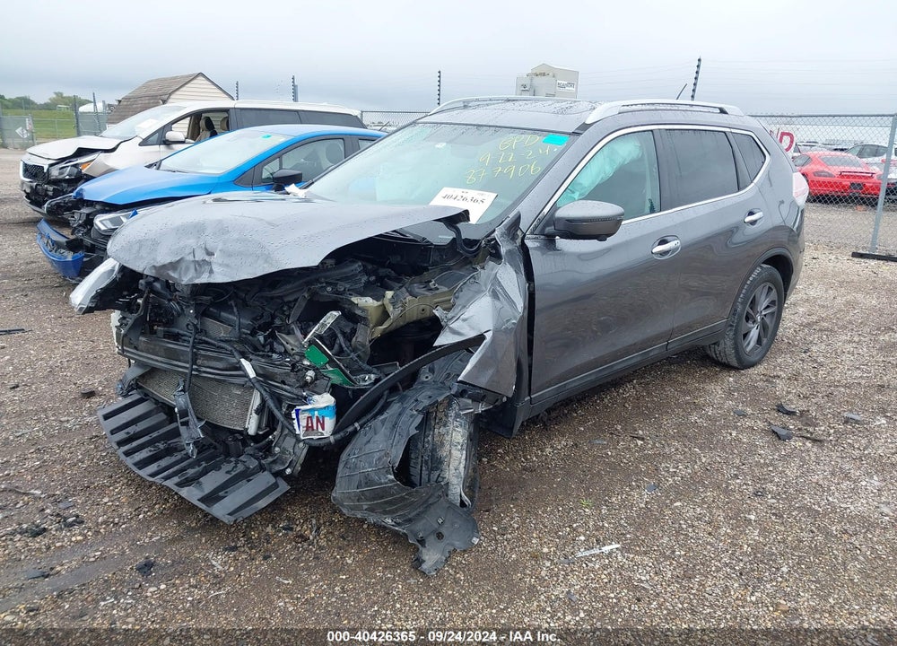 2016 NISSAN ROGUE SL VIN: 5N1AT2MV1GC877906