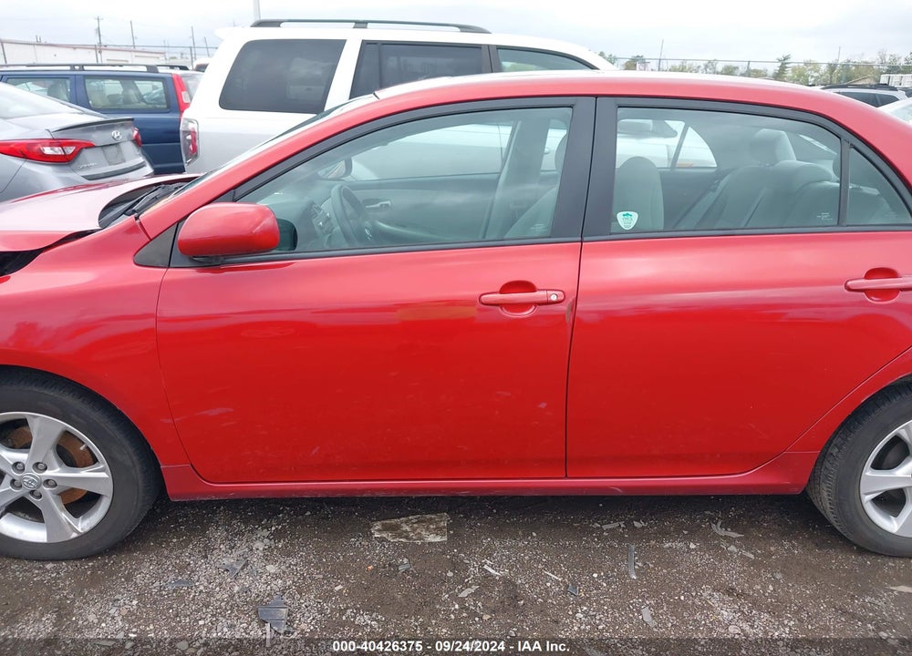 2011 TOYOTA COROLLA LE VIN: 2T1BU4EE2BC719123