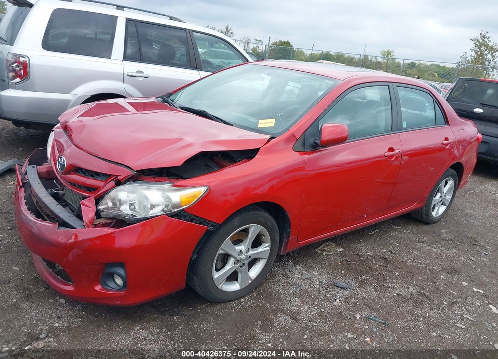2011 TOYOTA COROLLA LE VIN: 2T1BU4EE2BC719123