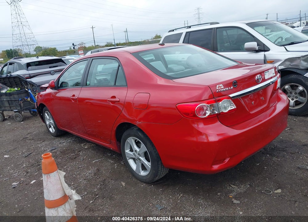 2011 TOYOTA COROLLA LE VIN: 2T1BU4EE2BC719123