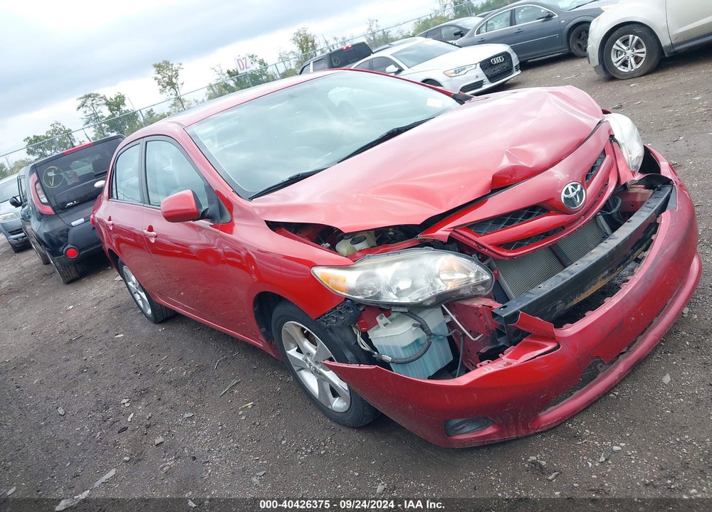 2011 TOYOTA COROLLA LE VIN: 2T1BU4EE2BC719123