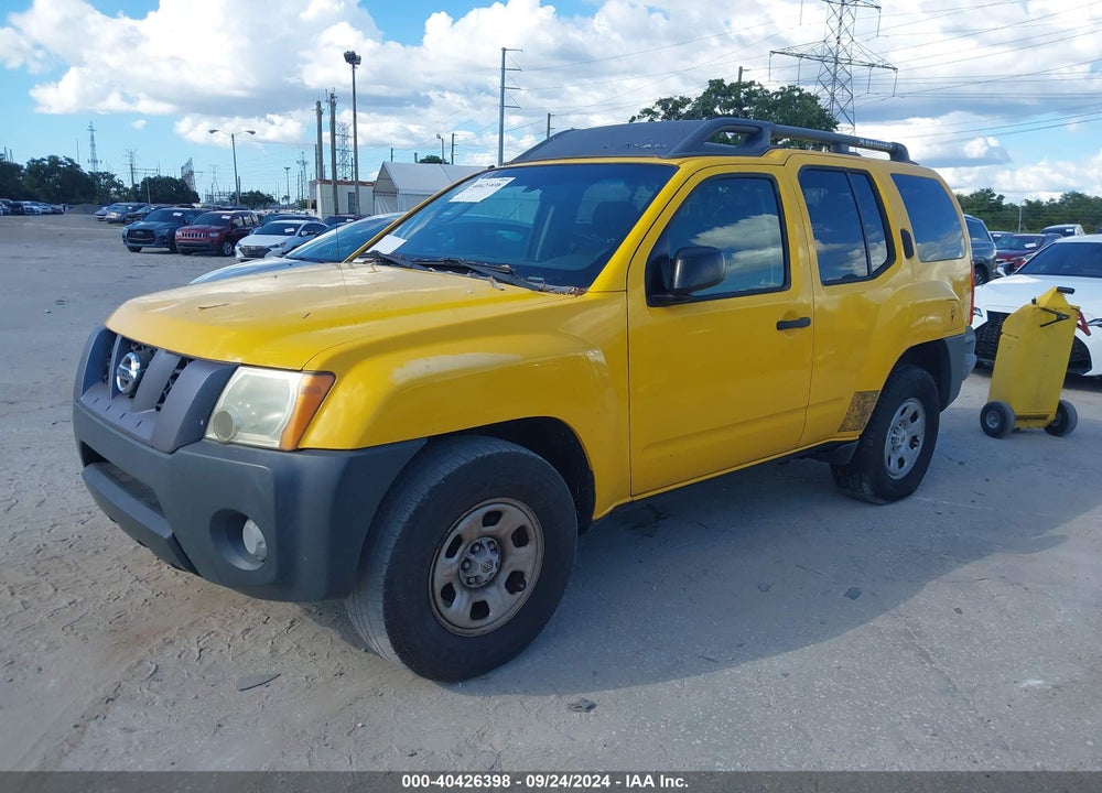 2008 NISSAN XTERRA X VIN: 5N1AN08U98C502394