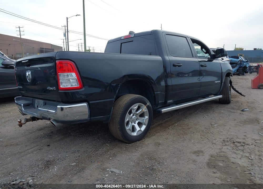 2021 RAM 1500 BIG HORN 4X4 5'7 BOX VIN: 1C6SRFFT5MN792309