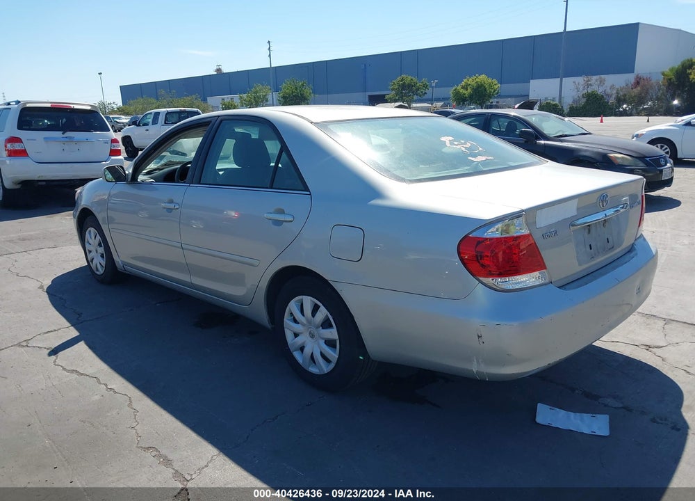 2005 TOYOTA CAMRY LE VIN: 4T1BE30K95U433096