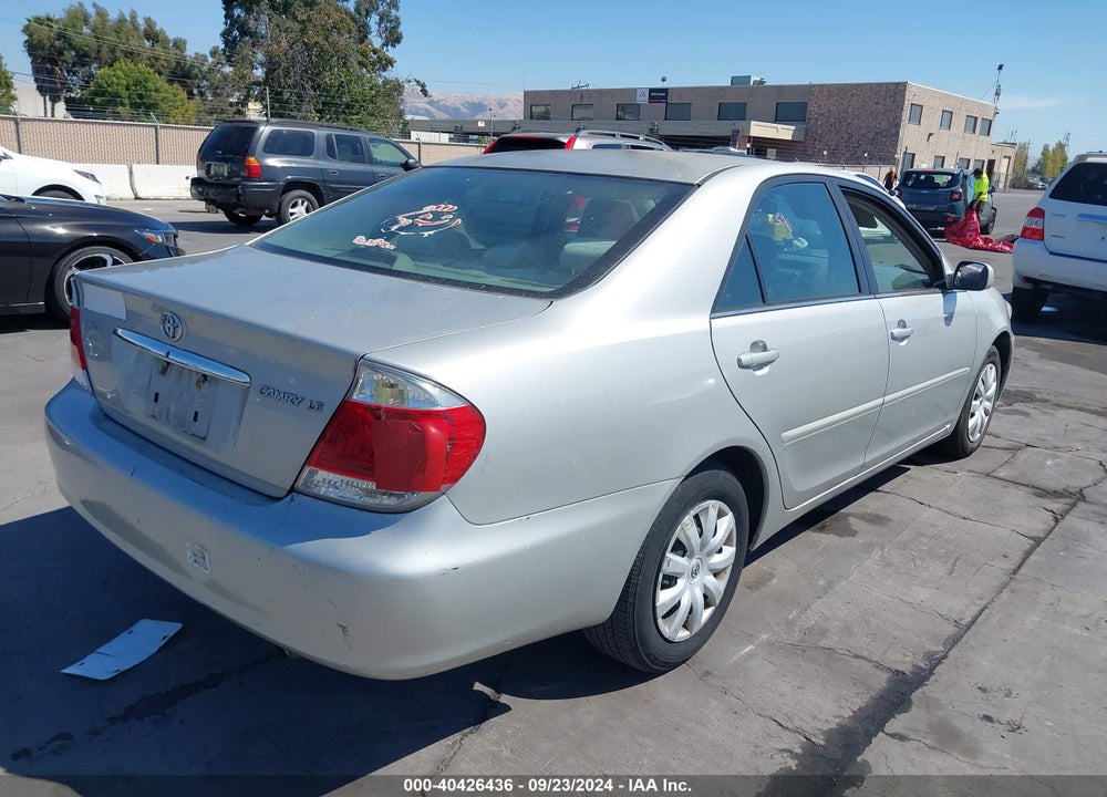 2005 TOYOTA CAMRY LE VIN: 4T1BE30K95U433096