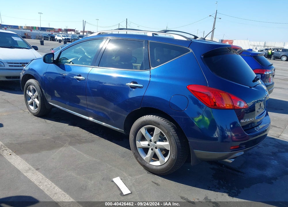 2009 NISSAN MURANO SL VIN: JN8AZ18U59W107082